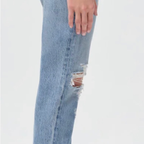 Agolde Riley high rise straight jeans 26 in Blitz; perfect!! worn once! - Picture 3 of 10